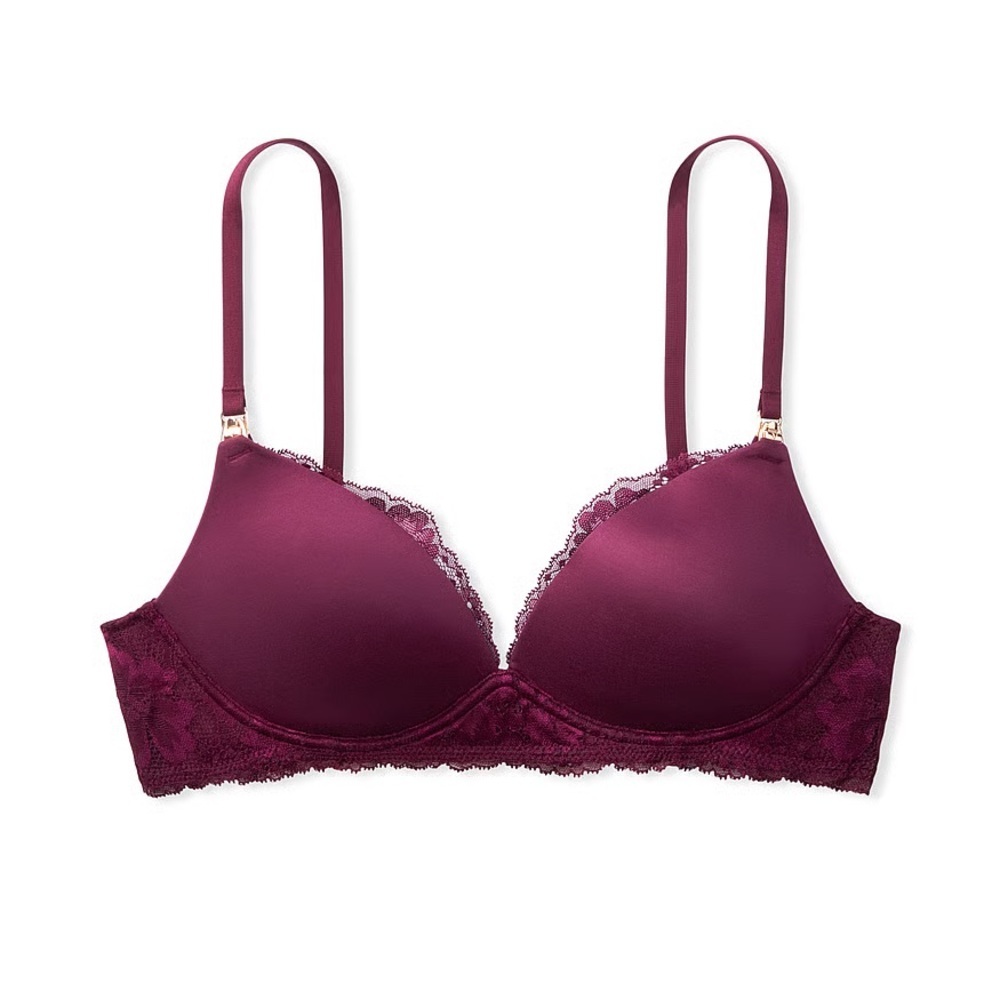 NWT Victorias Secret Body by Victoria Lace Wing Wireless Nrsing Bra Kir sz 32DDD